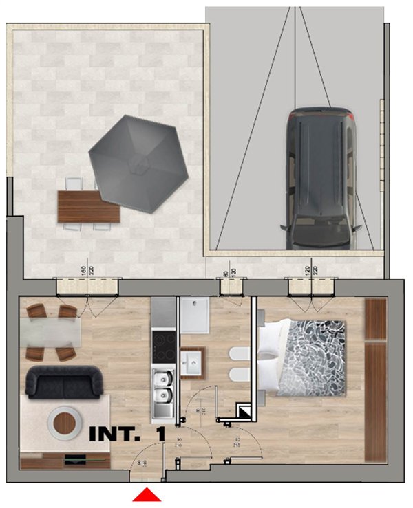 appartamento in vendita a Sermoneta in zona Doganella