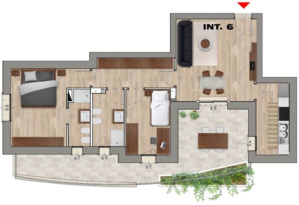 appartamento in vendita a Sermoneta in zona Doganella