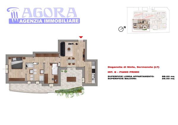 appartamento in vendita a Sermoneta in zona Ponte Nuovo