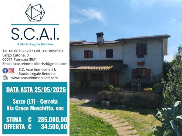 casa indipendente in vendita a Sezze in zona Croce Moschitto