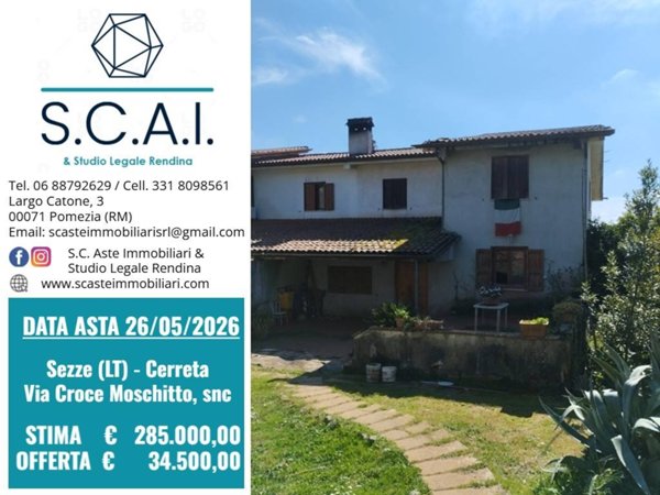 casa indipendente in vendita a Sezze in zona Croce Moschitto