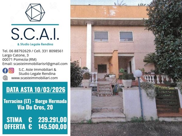 casa indipendente in vendita a Terracina in zona Hermada