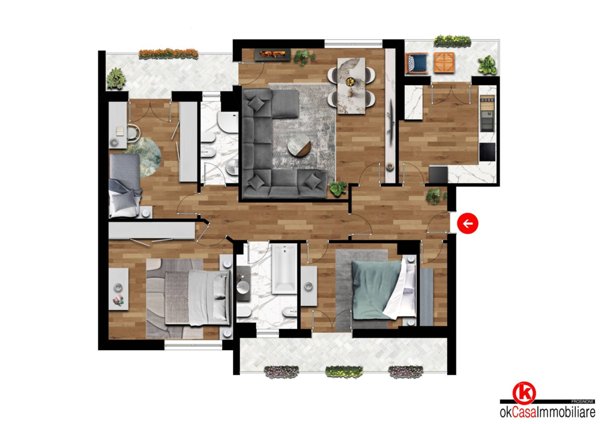 appartamento in vendita ad Alatri