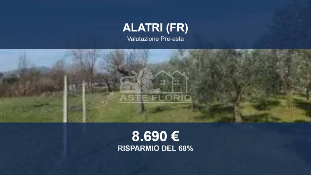 terreno agricolo in vendita ad Alatri in zona Tecchiena