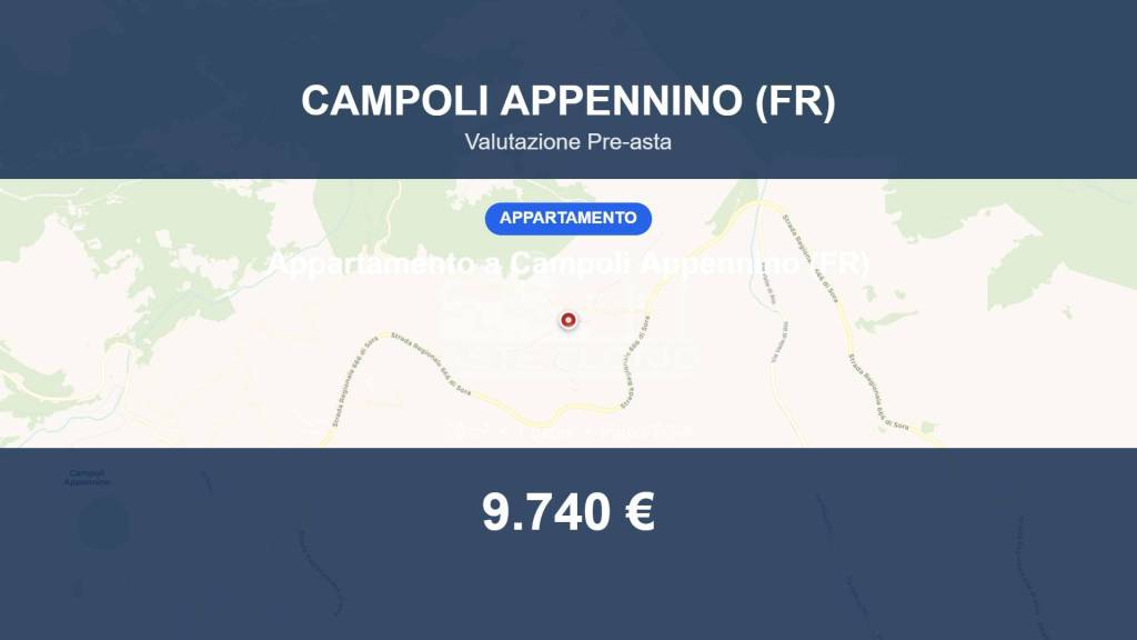 appartamento in vendita a Campoli Appennino