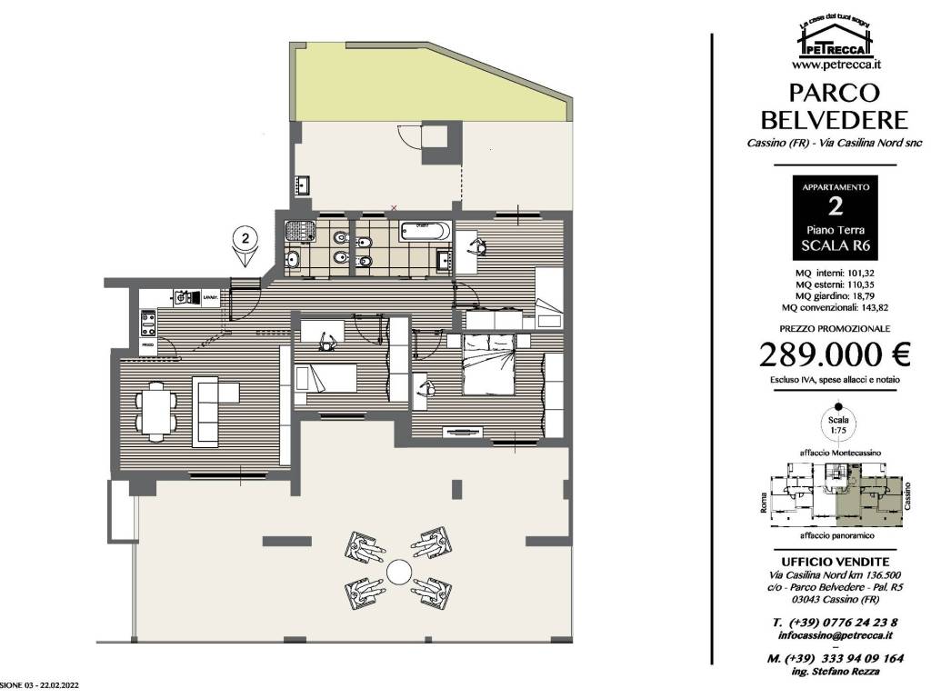 appartamento in vendita a Cassino