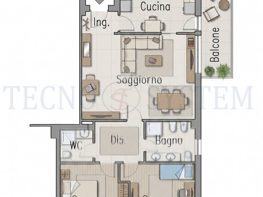 appartamento in vendita a Cassino