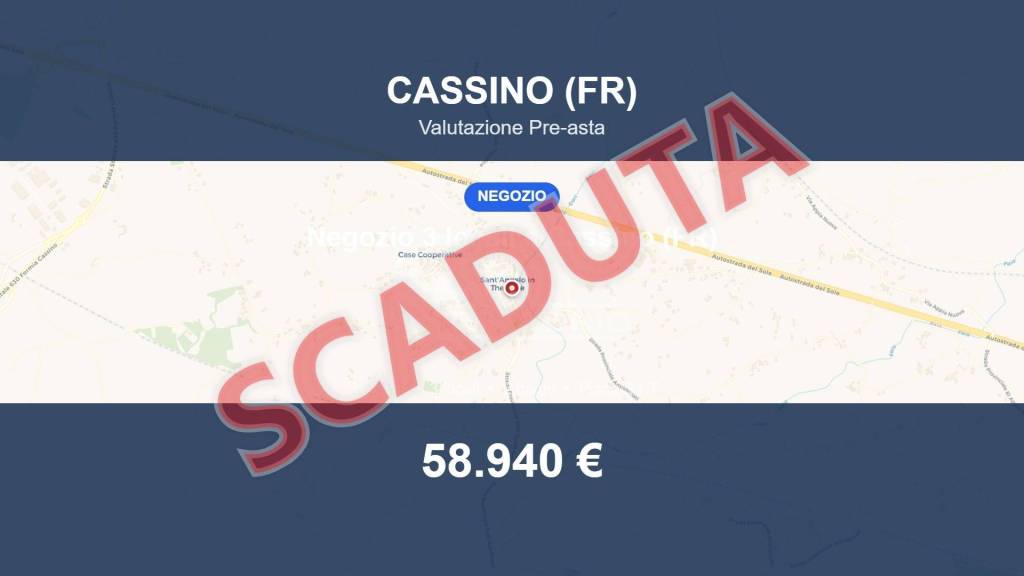 trivano in vendita a Cassino in zona Sant'Angelo in Theodice