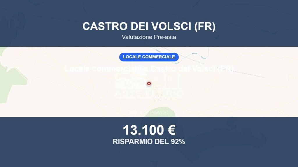 negozio in vendita a Castro dei Volsci in zona Madonna del Piano