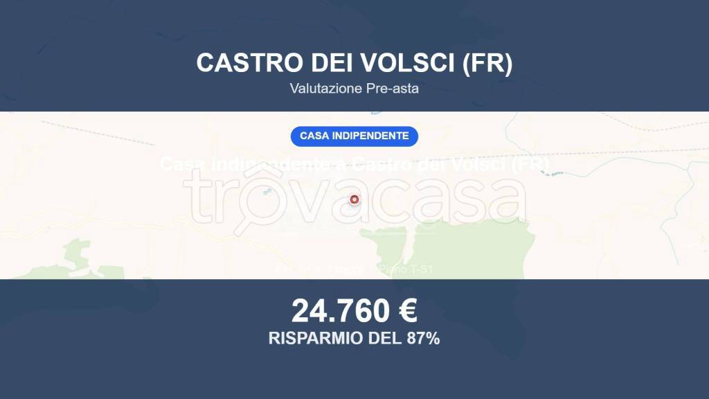 casa indipendente in vendita a Castro dei Volsci in zona Collevento