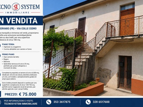 casa indipendente in vendita a Cervaro