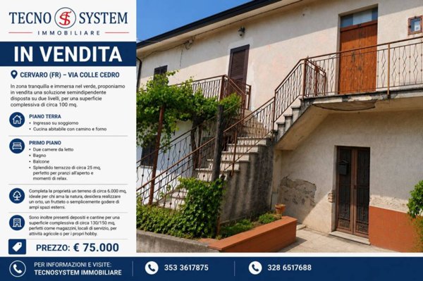 casa indipendente in vendita a Cervaro