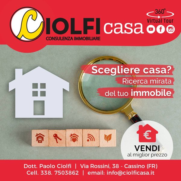 casa indipendente in vendita ad Esperia in zona Monticelli