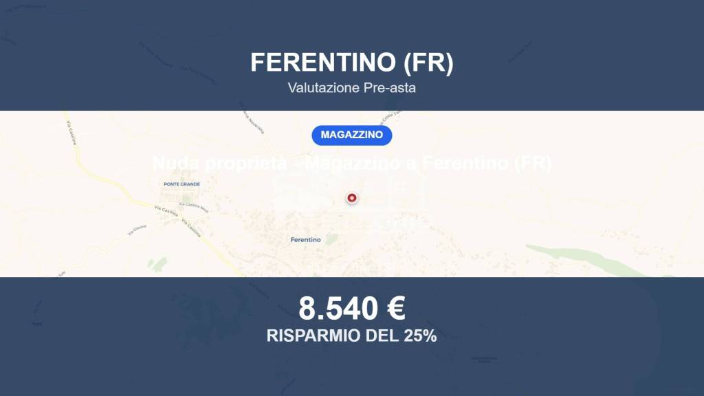 locale commerciale in vendita a Ferentino
