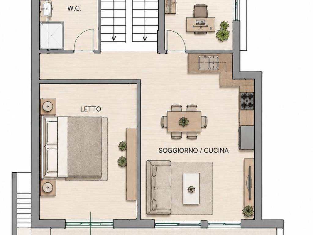 appartamento in vendita a Fiuggi