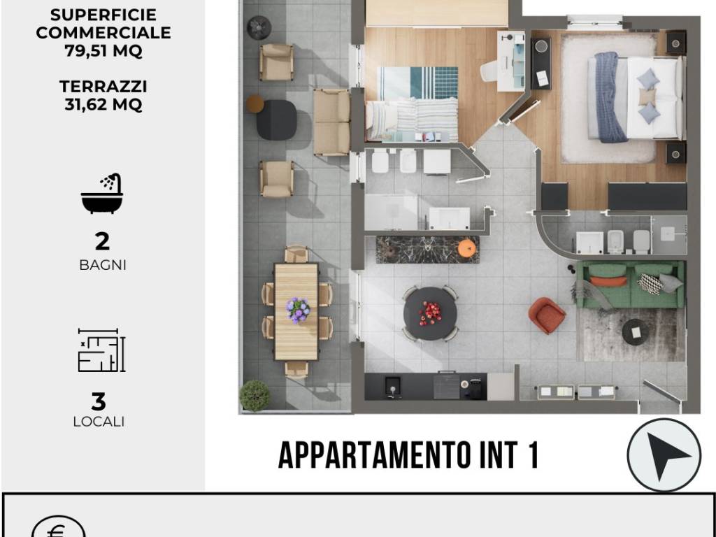 appartamento in vendita a Frosinone