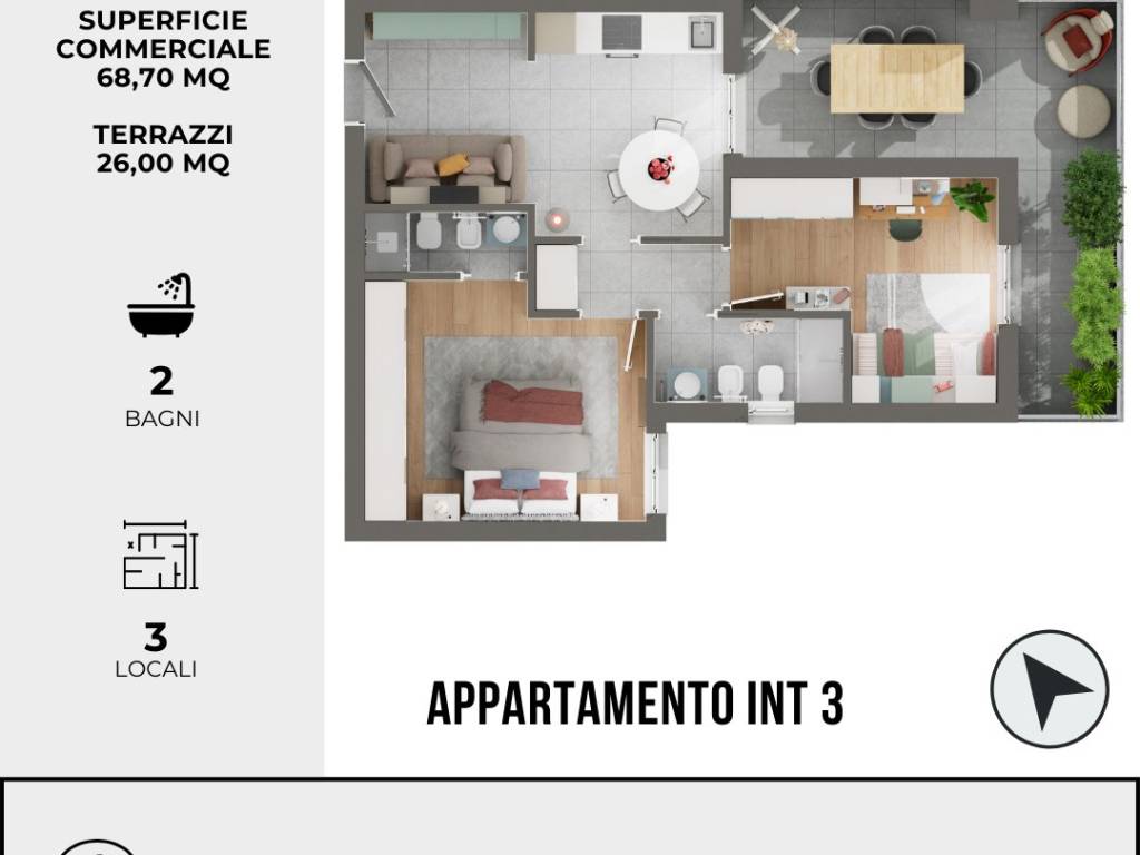 appartamento in vendita a Frosinone