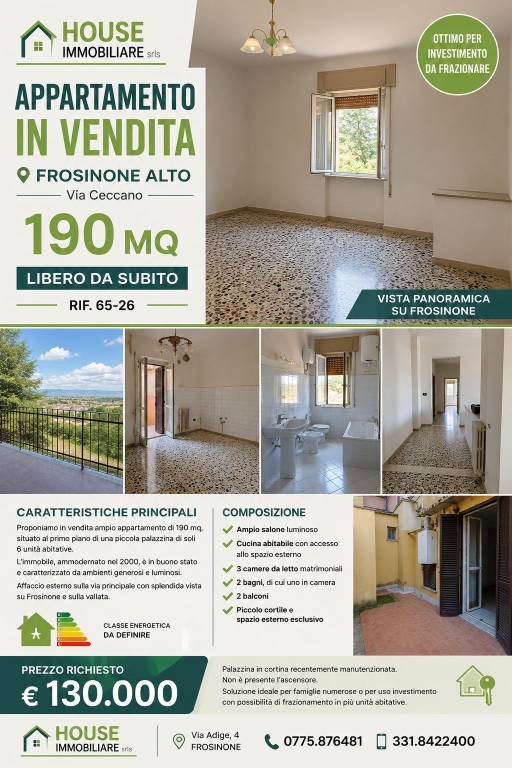 appartamento in vendita a Frosinone