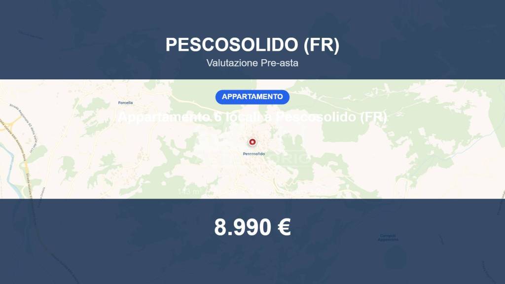 appartamento in vendita a Pescosolido