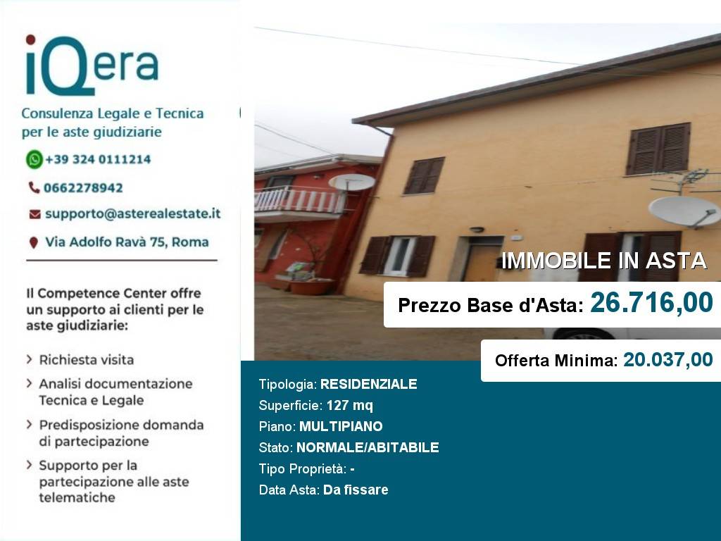 appartamento in vendita a Piglio