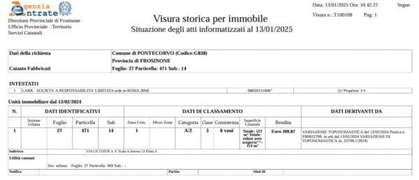 appartamento in vendita a Pontecorvo