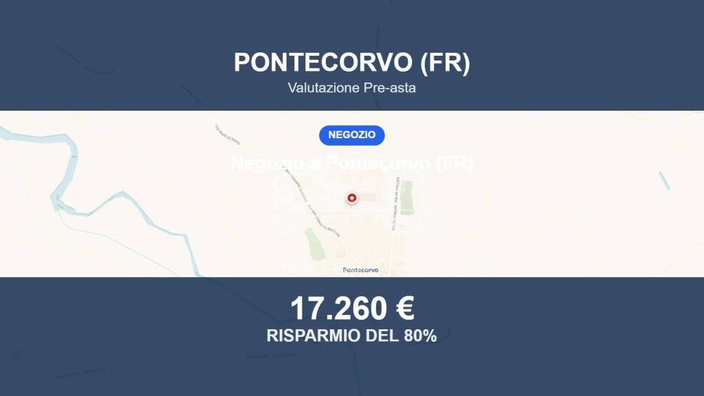 negozio in vendita a Pontecorvo