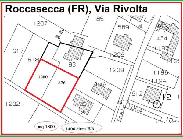terreno agricolo in vendita a Roccasecca in zona Stazione