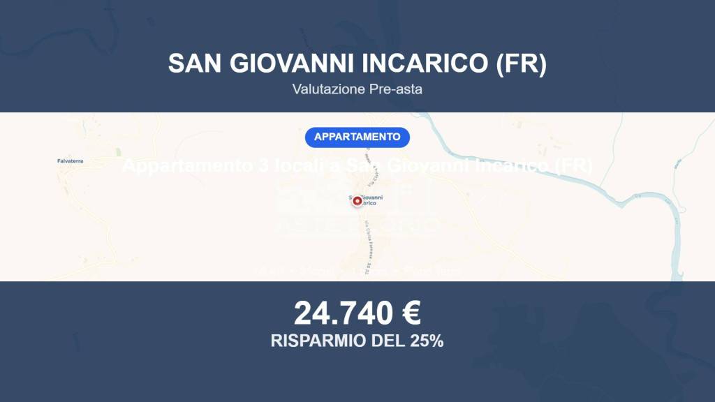 appartamento in vendita a San Giovanni Incarico