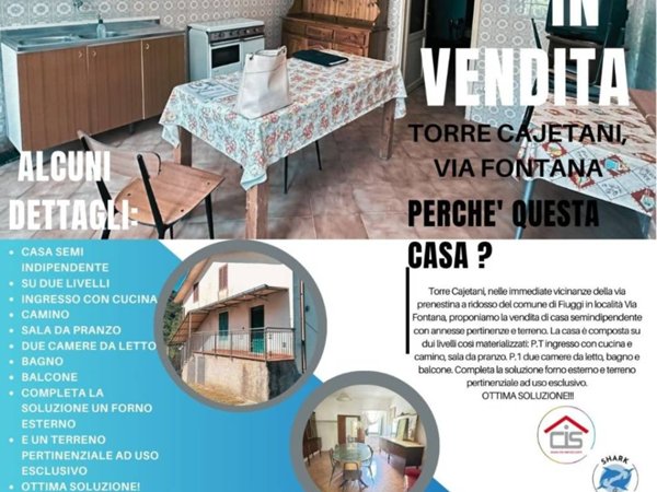 casa indipendente in vendita a Torre Cajetani