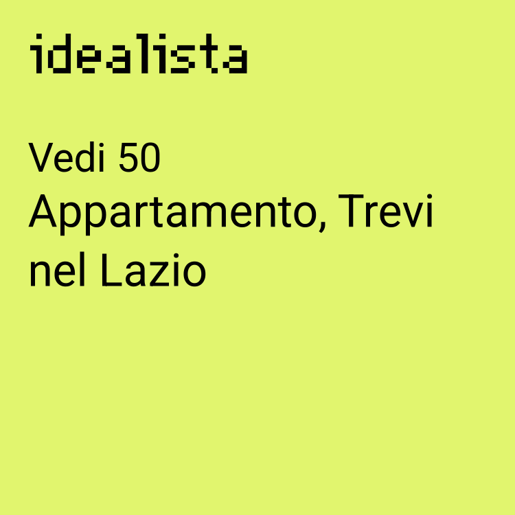appartamento in vendita a Trevi nel Lazio