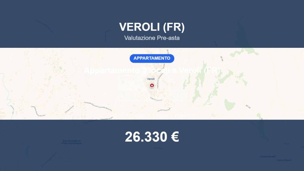appartamento in vendita a Veroli in zona Case Scaccia