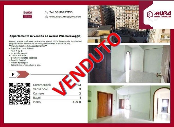 appartamento in vendita ad Aversa in zona Centro Città