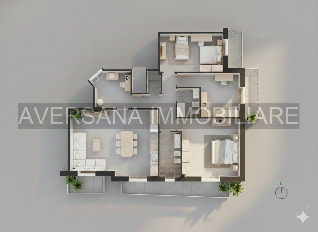 appartamento in vendita ad Aversa in zona Centro Città