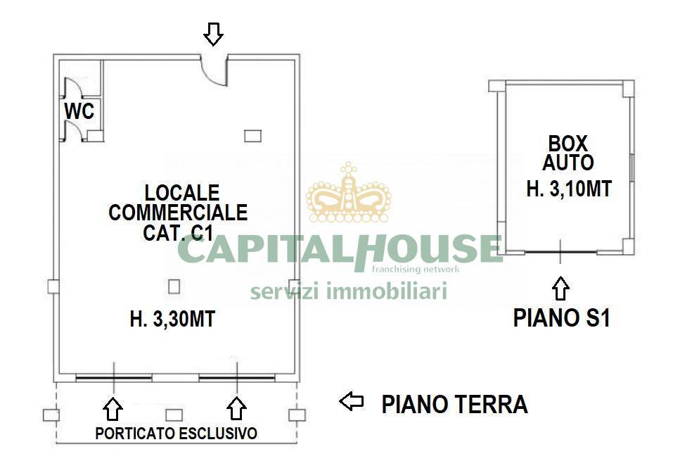 locale commerciale in vendita a Camigliano