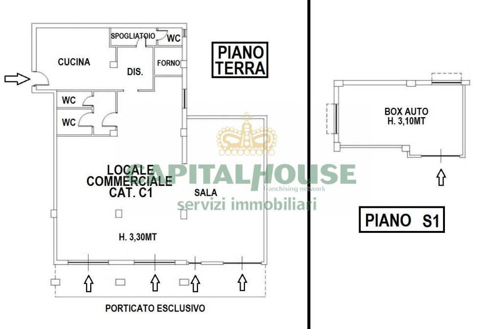 locale commerciale in vendita a Camigliano