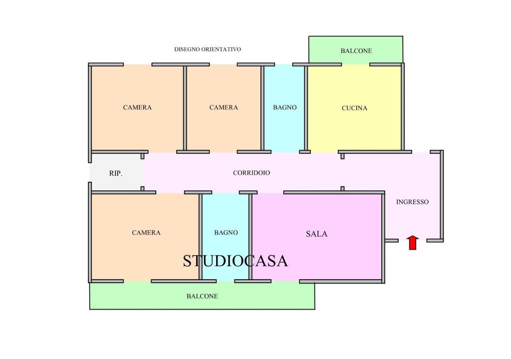 appartamento in vendita a Casagiove