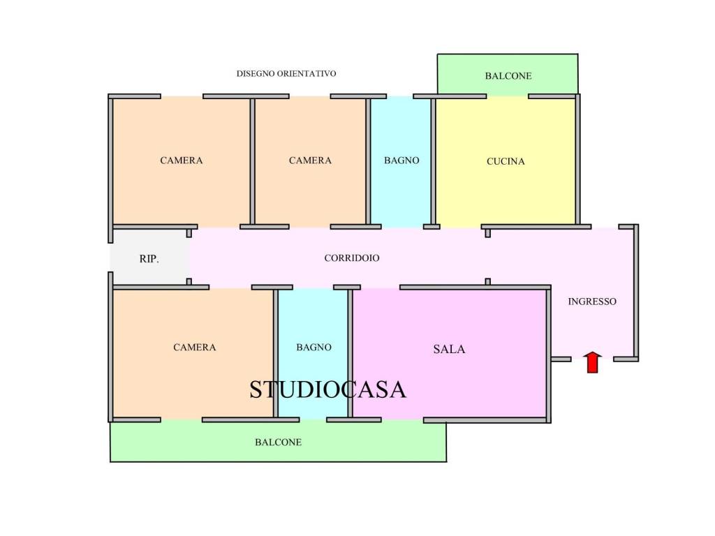 appartamento in vendita a Casagiove