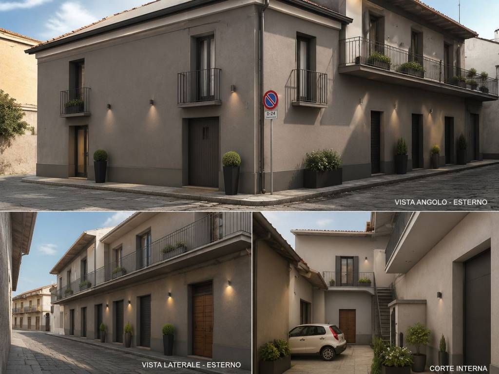intera palazzina in vendita a Casaluce in zona Aprano