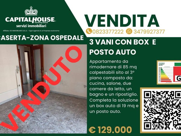 appartamento in vendita a Caserta in zona Ospedale