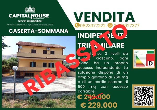 casa indipendente in vendita a Caserta in zona Ospedale