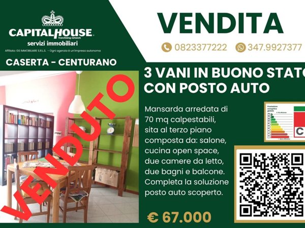 mansarda in vendita a Caserta in zona San Clemente