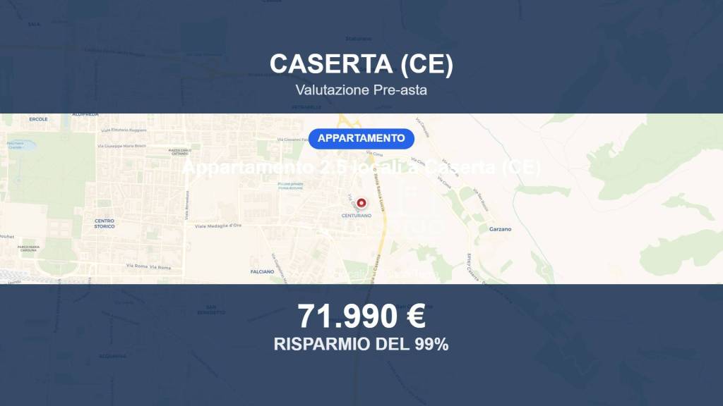 appartamento in vendita a Caserta in zona Centurano/Cerasole
