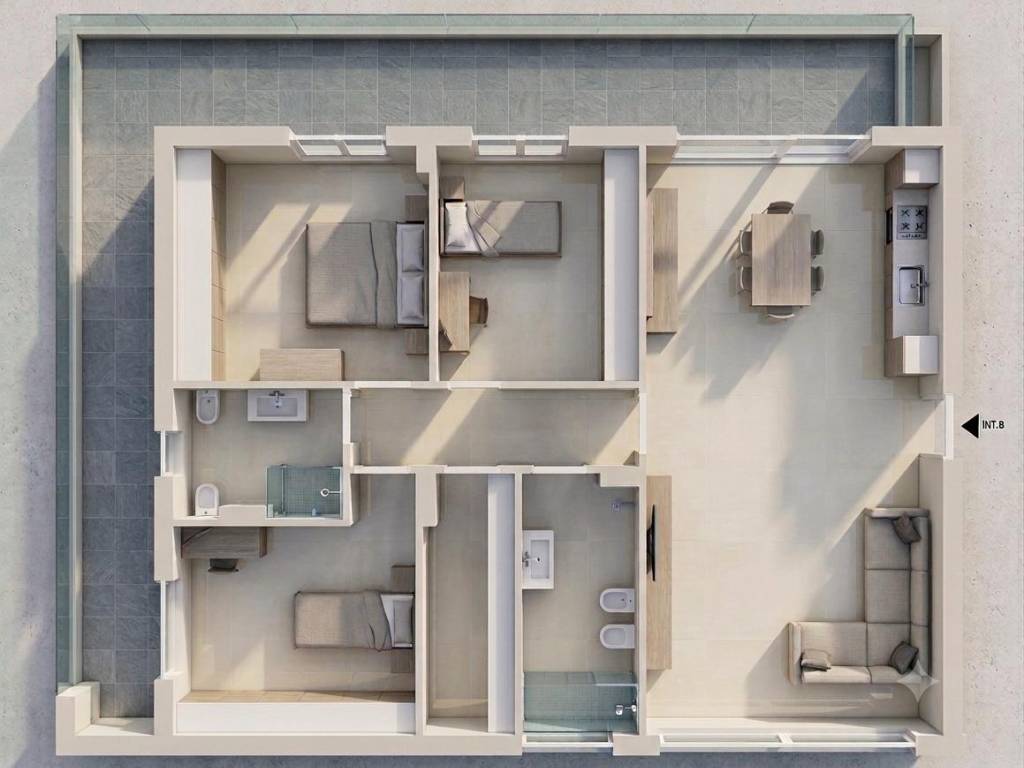 appartamento in vendita a Caserta in zona Falciano