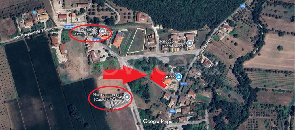 terreno agricolo in vendita a Castel di Sasso