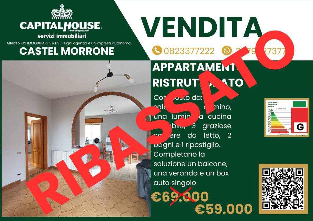 appartamento in vendita a Castel Morrone