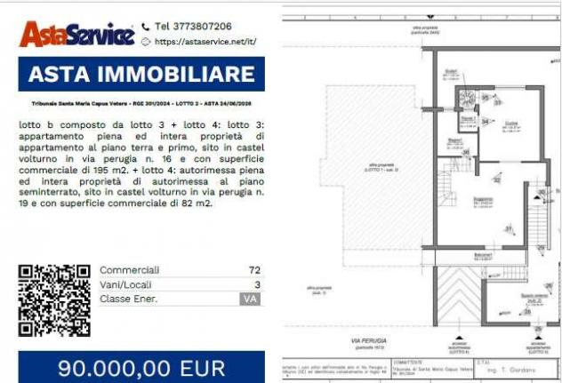 appartamento in vendita a Castel Volturno