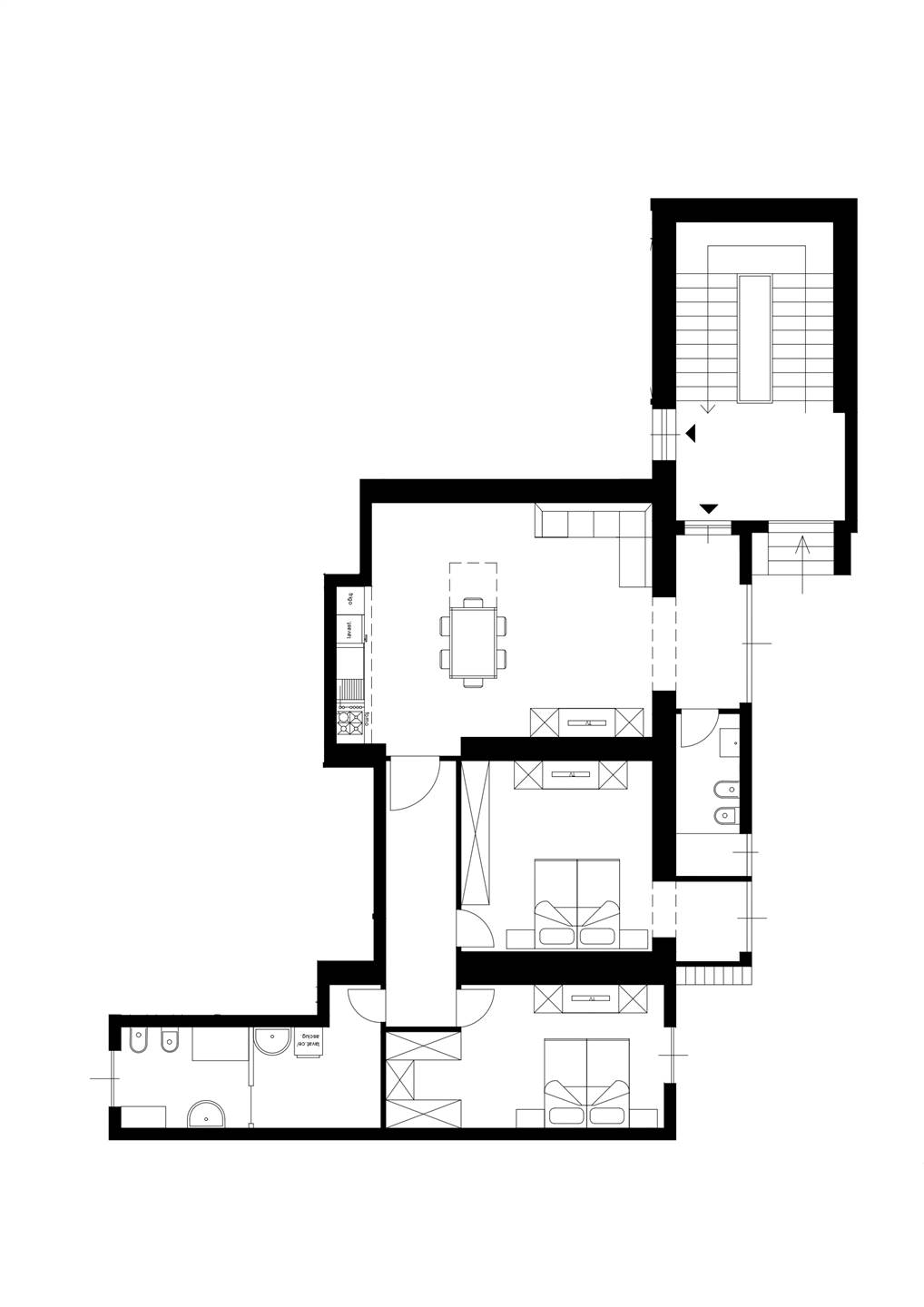 appartamento in vendita a Curti