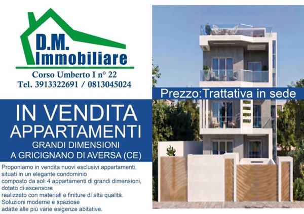 appartamento in vendita a Gricignano di Aversa