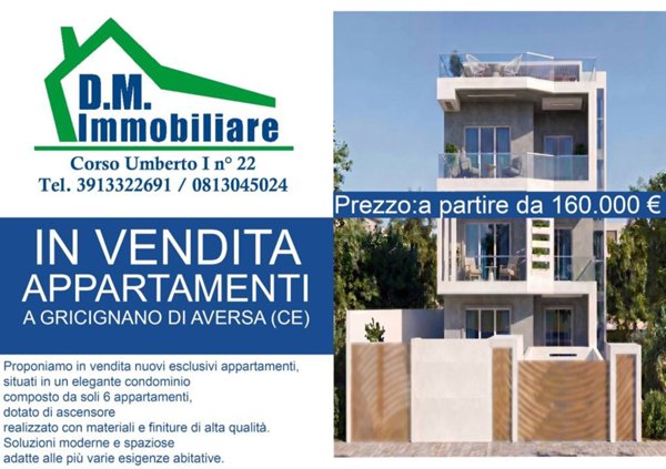appartamento in vendita a Gricignano di Aversa