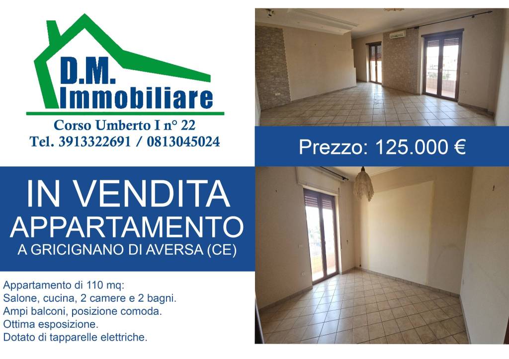 appartamento in vendita a Gricignano di Aversa